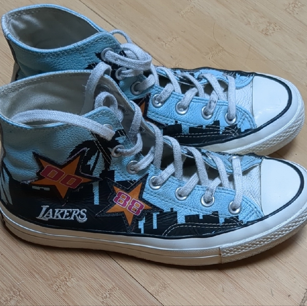 Converse X Chinatown Market High-Top Sneakers - Lakers Edition